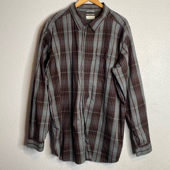 Columbia Omni-wick mens button down cotton blend shirt size XXL - Picture 1 of 7